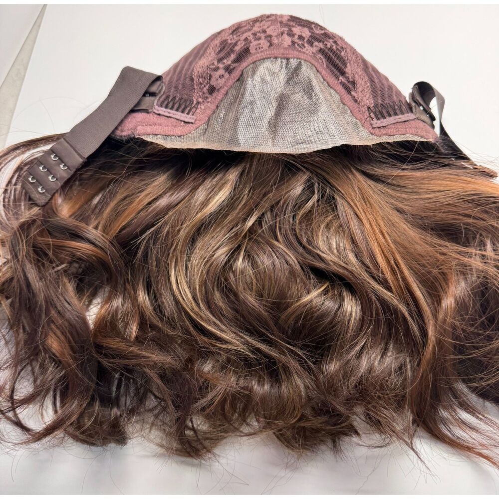 EUC Chelsey Smith Sharpay Midi in Americano brunette - Monofilament standard cap - Picture 8 of 8